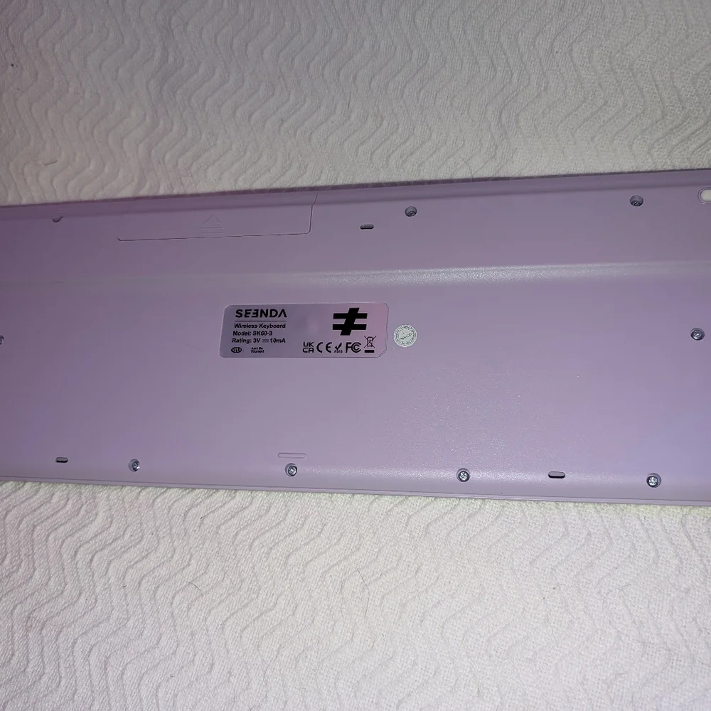 Purple Bluetooth Keyboard